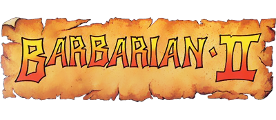 Barbarian II: The Dungeon of Drax logo for ZX Spectrum